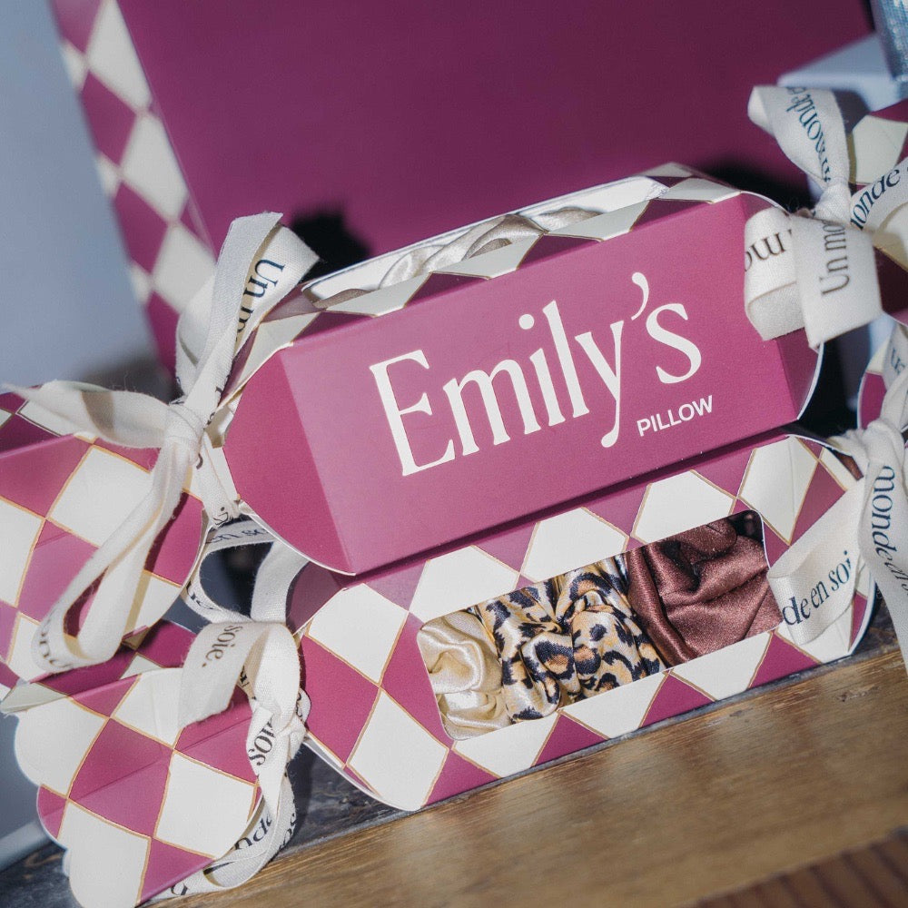 Scrunchies Crackers - Trio of Chouchous M - Champagne, Leopard, Mocha