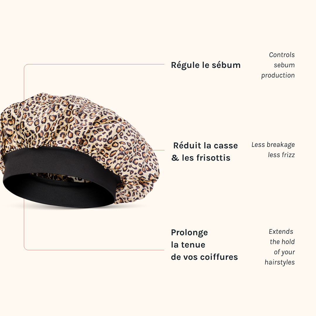 Bonnet de nuit 100% pure soie