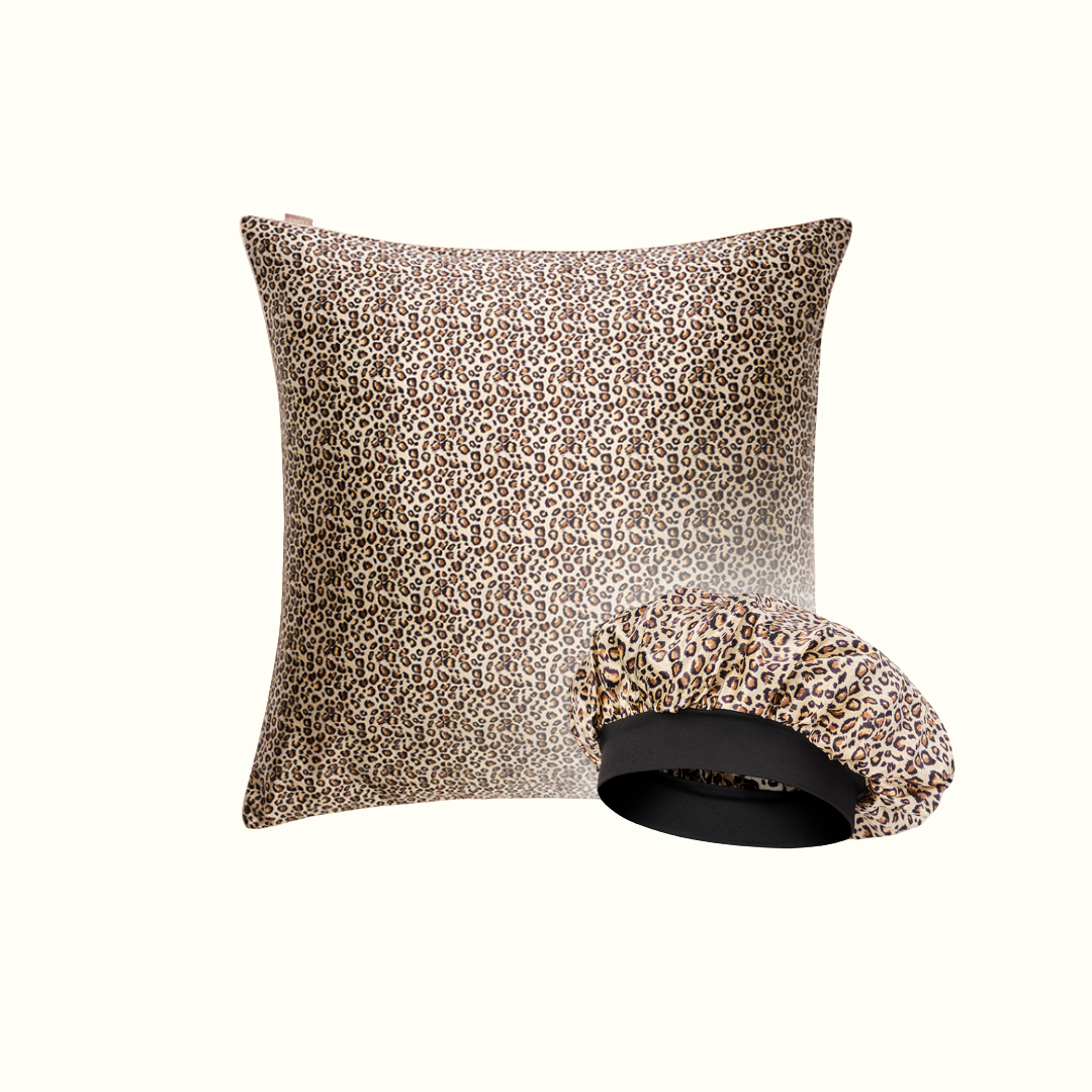 Pack cheveux - Taie en 100% soie et bonnet de nuit