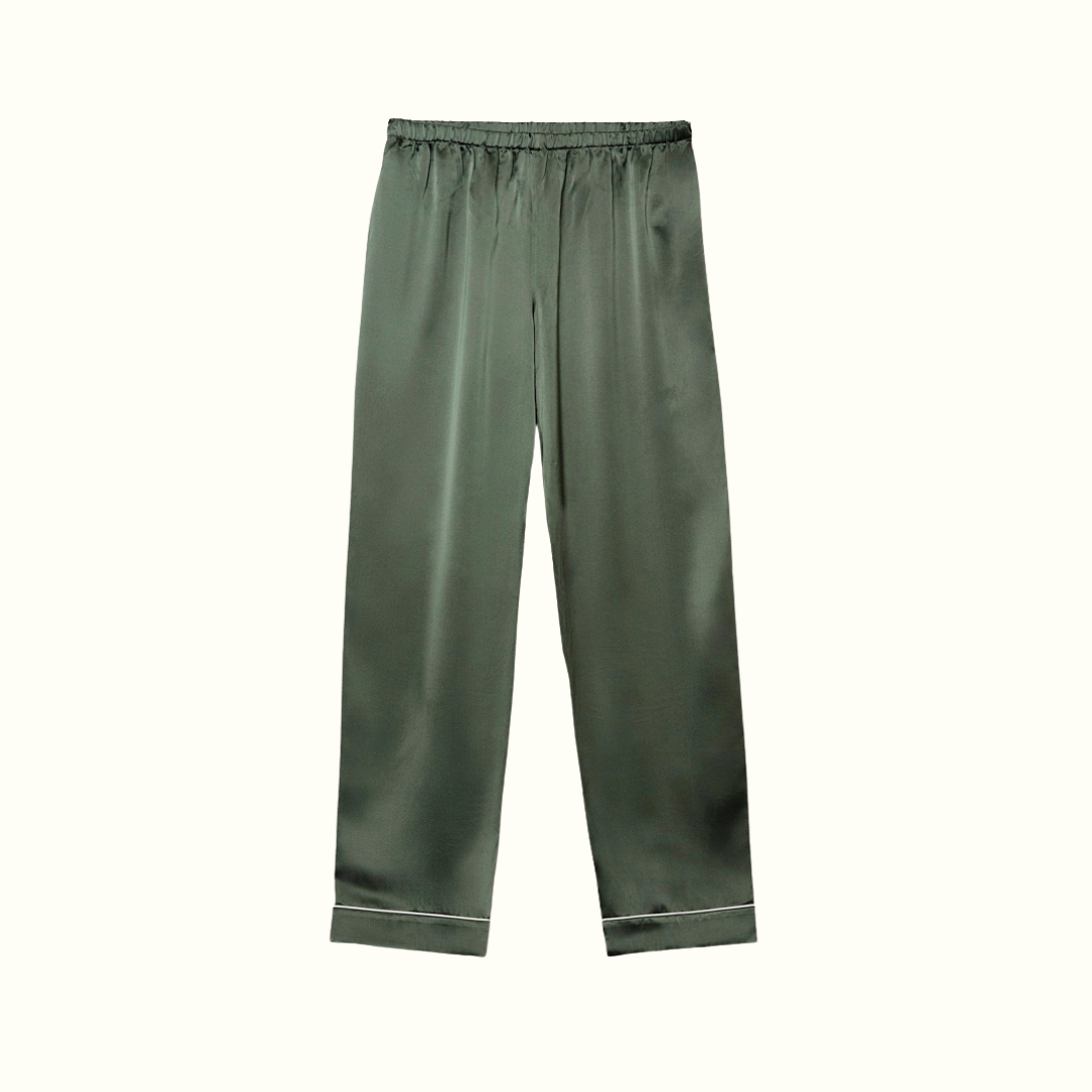 100% pure mulberry silk pants