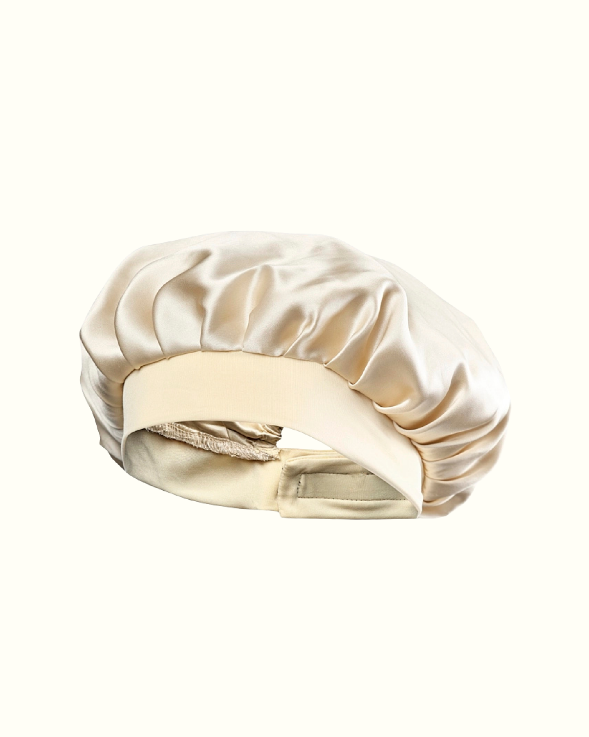 Bonnet de nuit 100% pure soie - Champagne