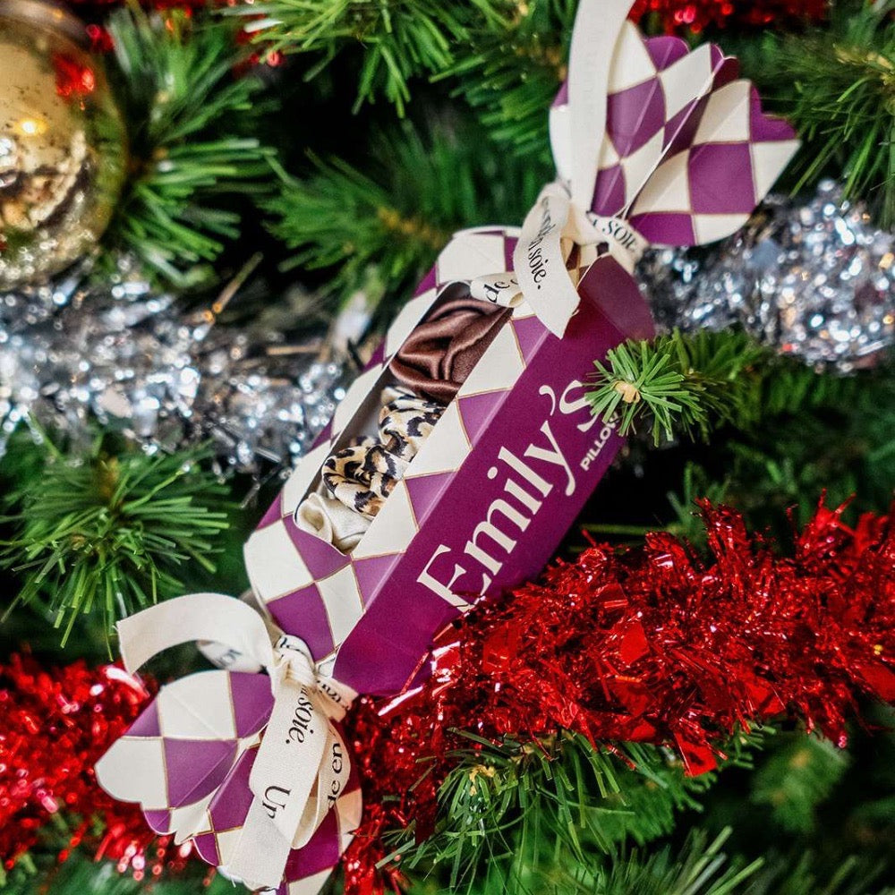 Scrunchies Crackers - Trio of Chouchous M - Champagne, Leopard, Mocha