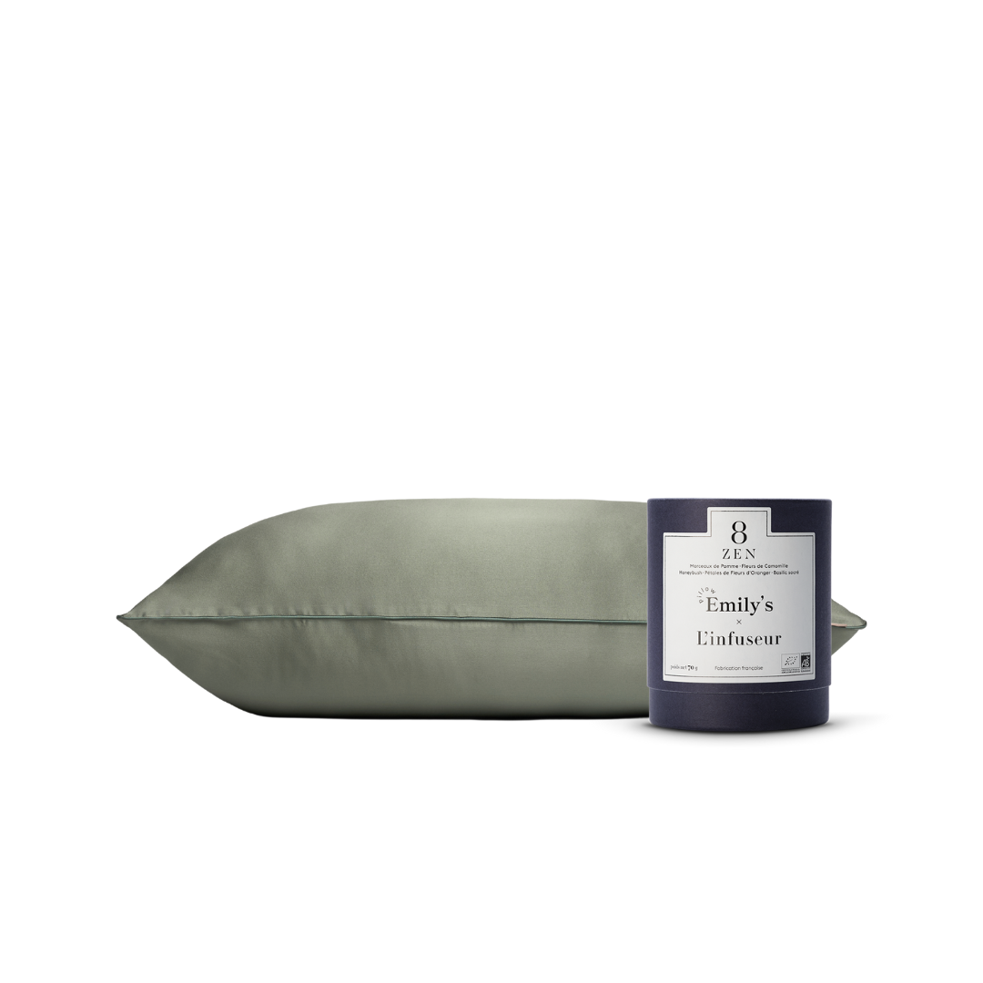 Pack night routine - Taie en soie, infusion zen bio