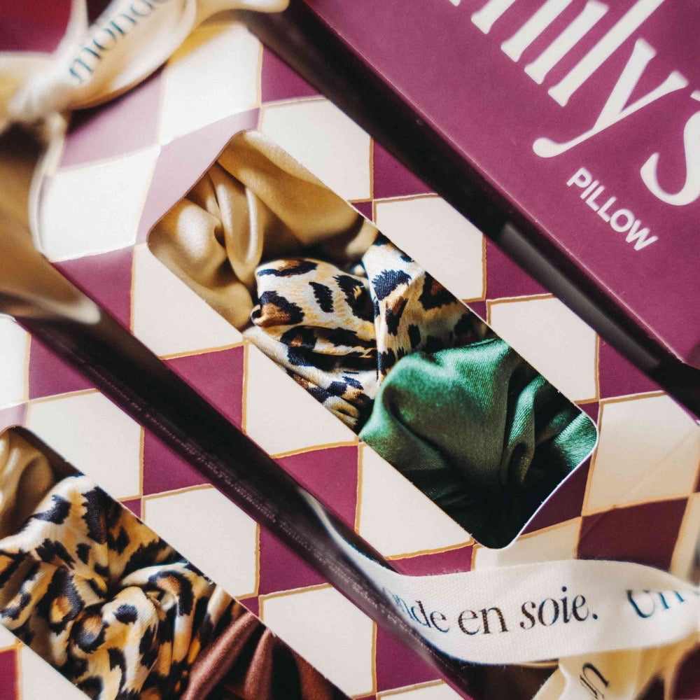 Crackers de Noël - Trio de Chouchous M - Champagne, Léopard, Vert sauge