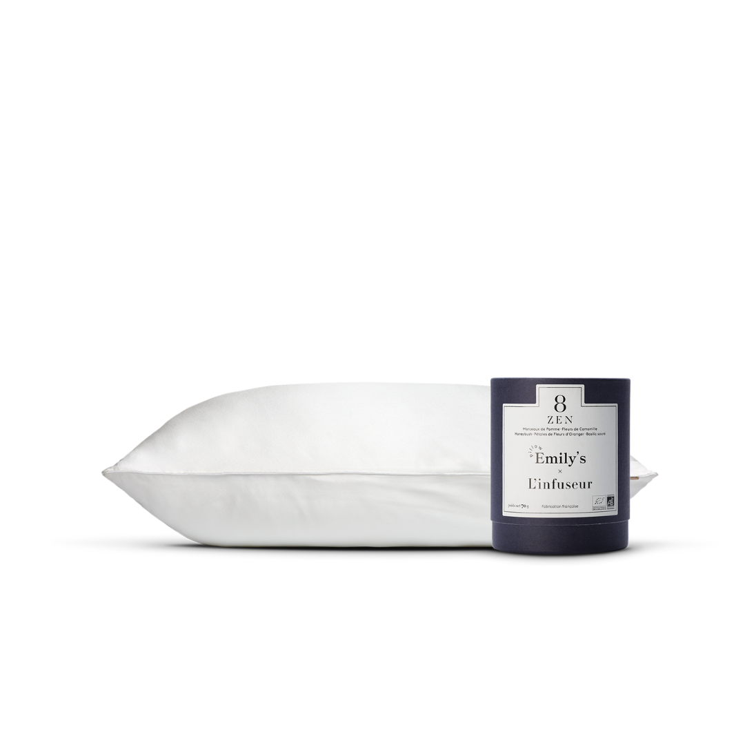 Pack night routine - Taie en soie, infusion zen bio