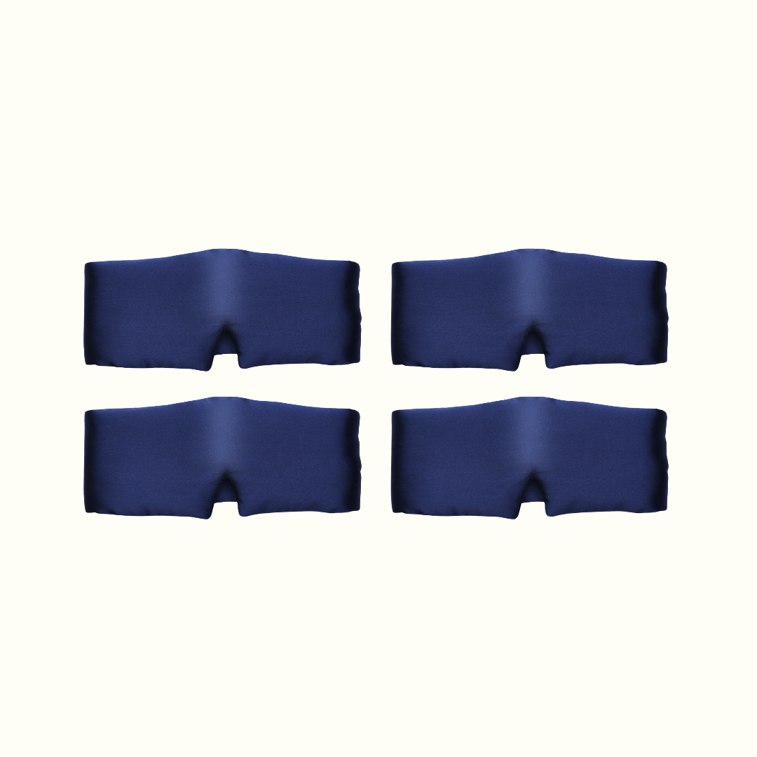 Pack 3+1 Free - 100% Pure Silk Blindfold Night Mask