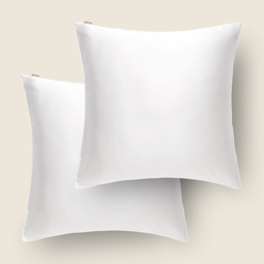 Coffret Duo de Noël - Taies 100% pure soie x2 - Blanc