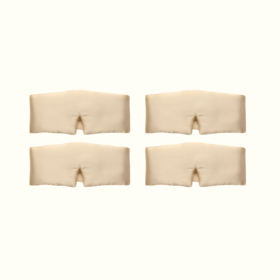 Pack 3+1 Free - 100% Pure Silk Blindfold Night Mask