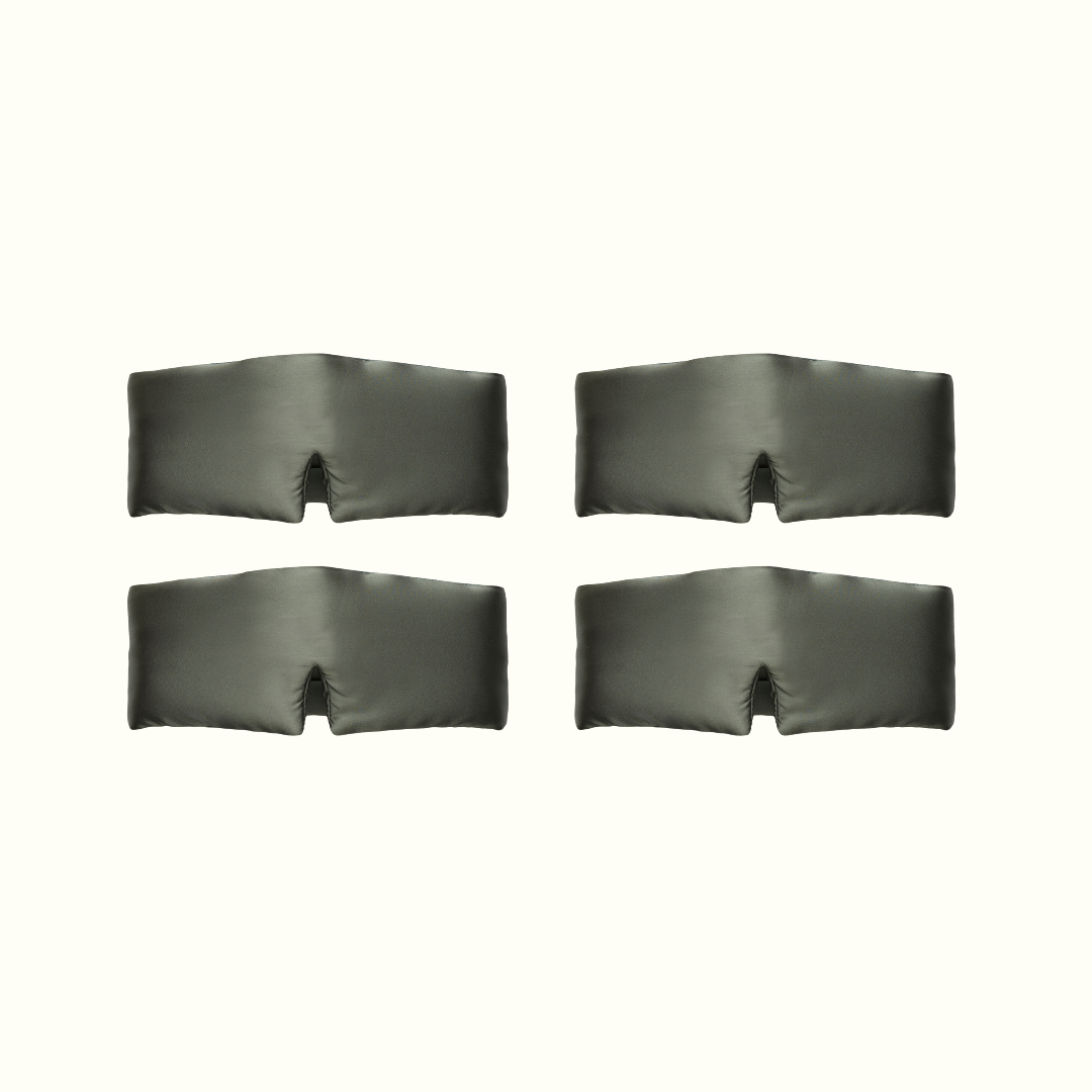 Pack 3+1 Free - 100% Pure Silk Blindfold Night Mask