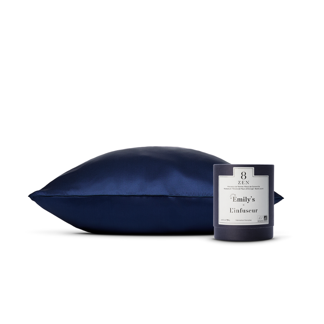 Pack night routine - Taie en soie, infusion zen bio