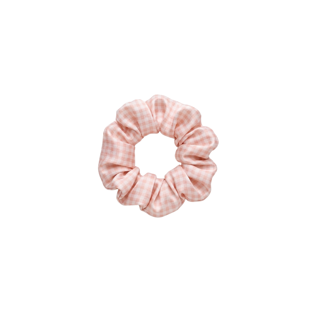 Chouchou 100% pure soie - Le moyen - Vichy Rose