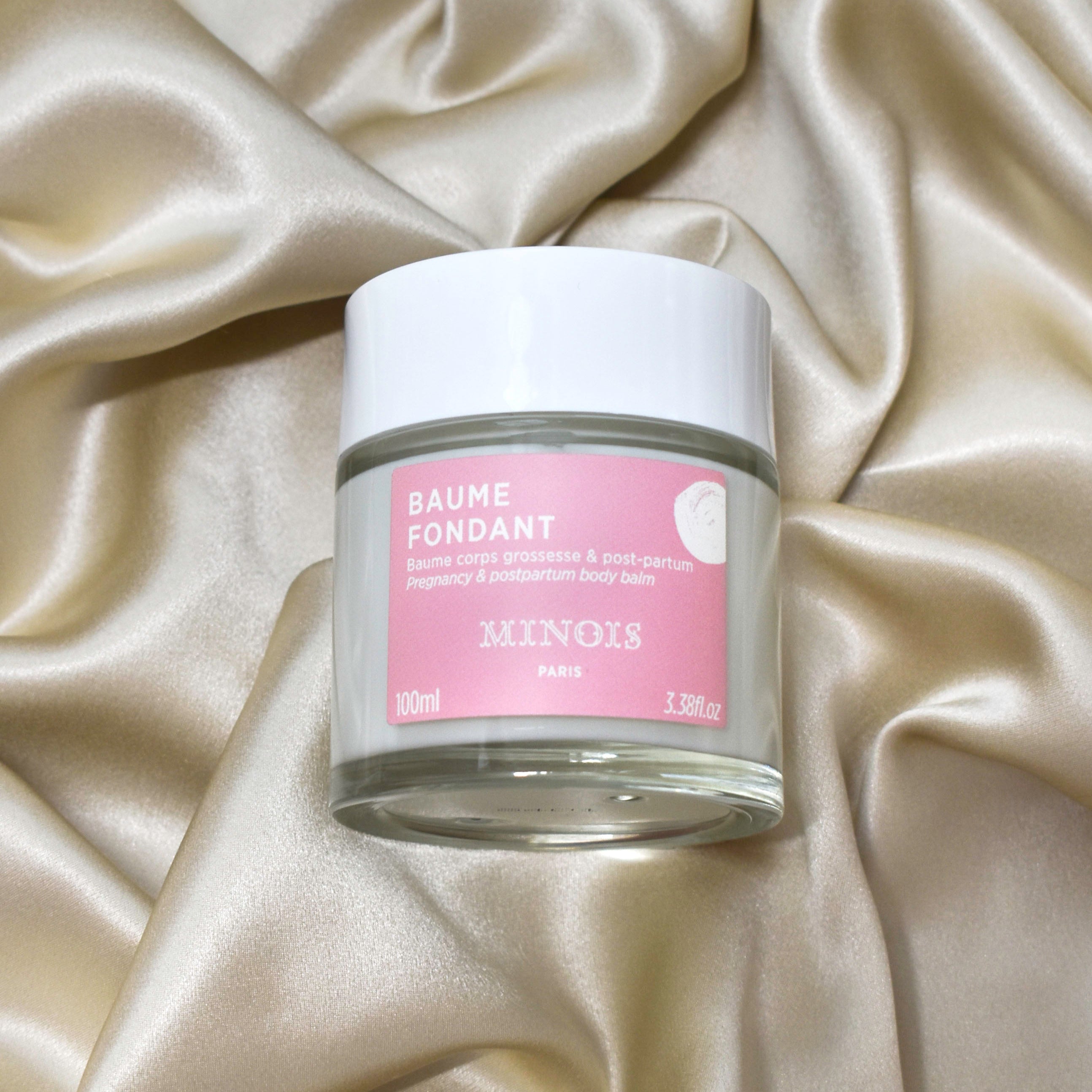 Maternity pack - silk pillowcase, night mask + shower gel and Minois balm