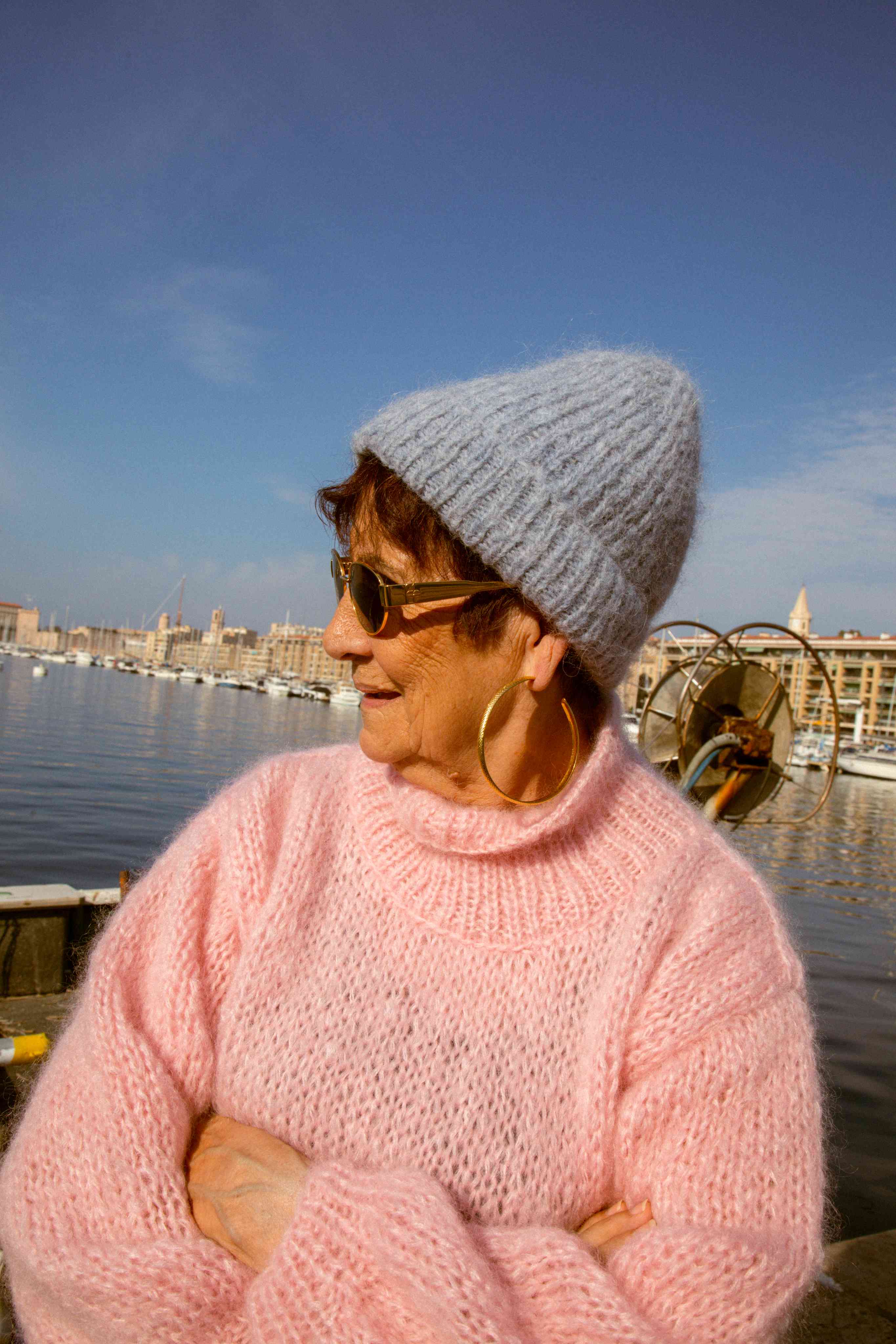 Bonnet alpaga et soie - Emily&