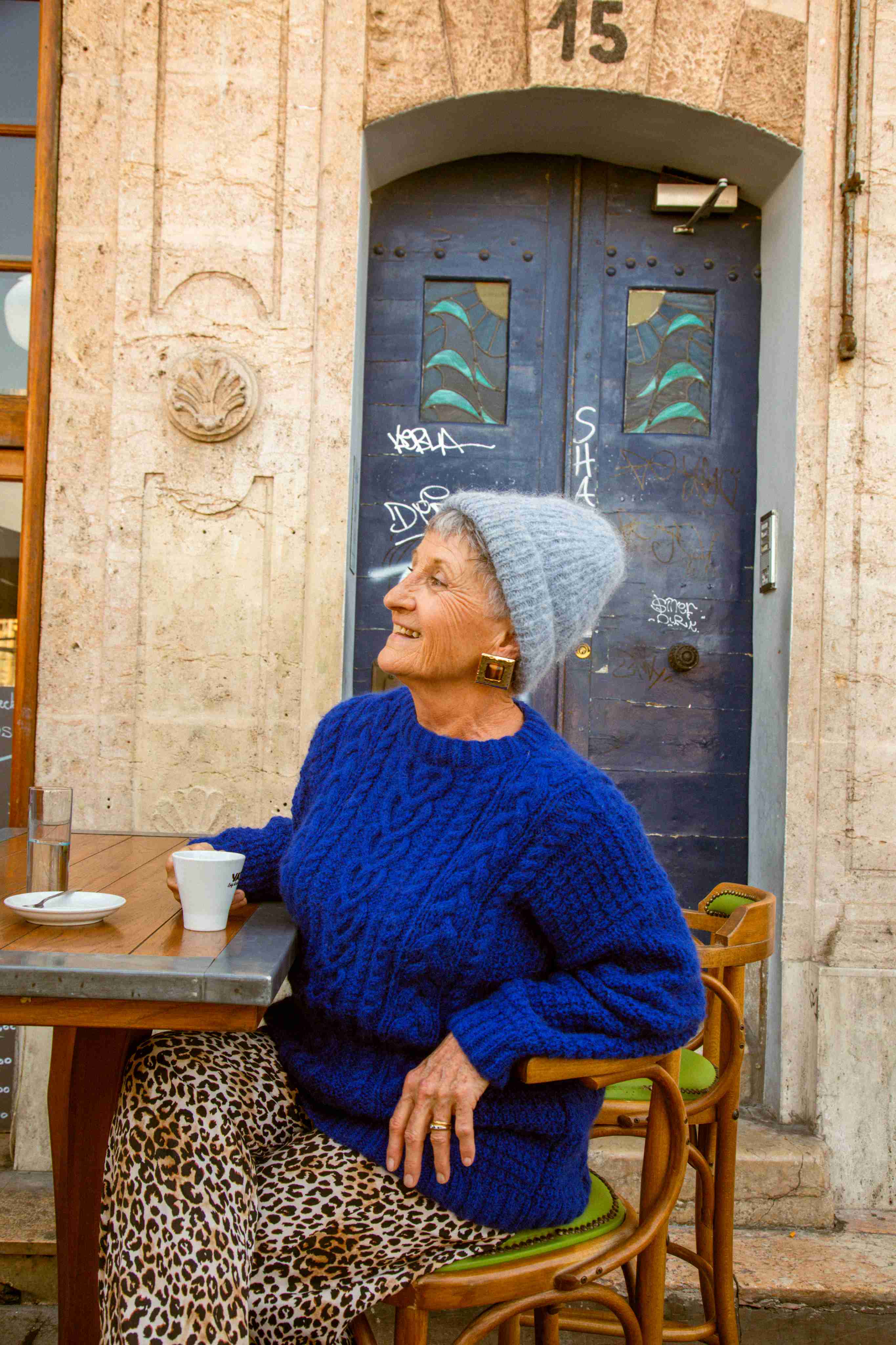 Bonnet alpaga et soie - Emily&