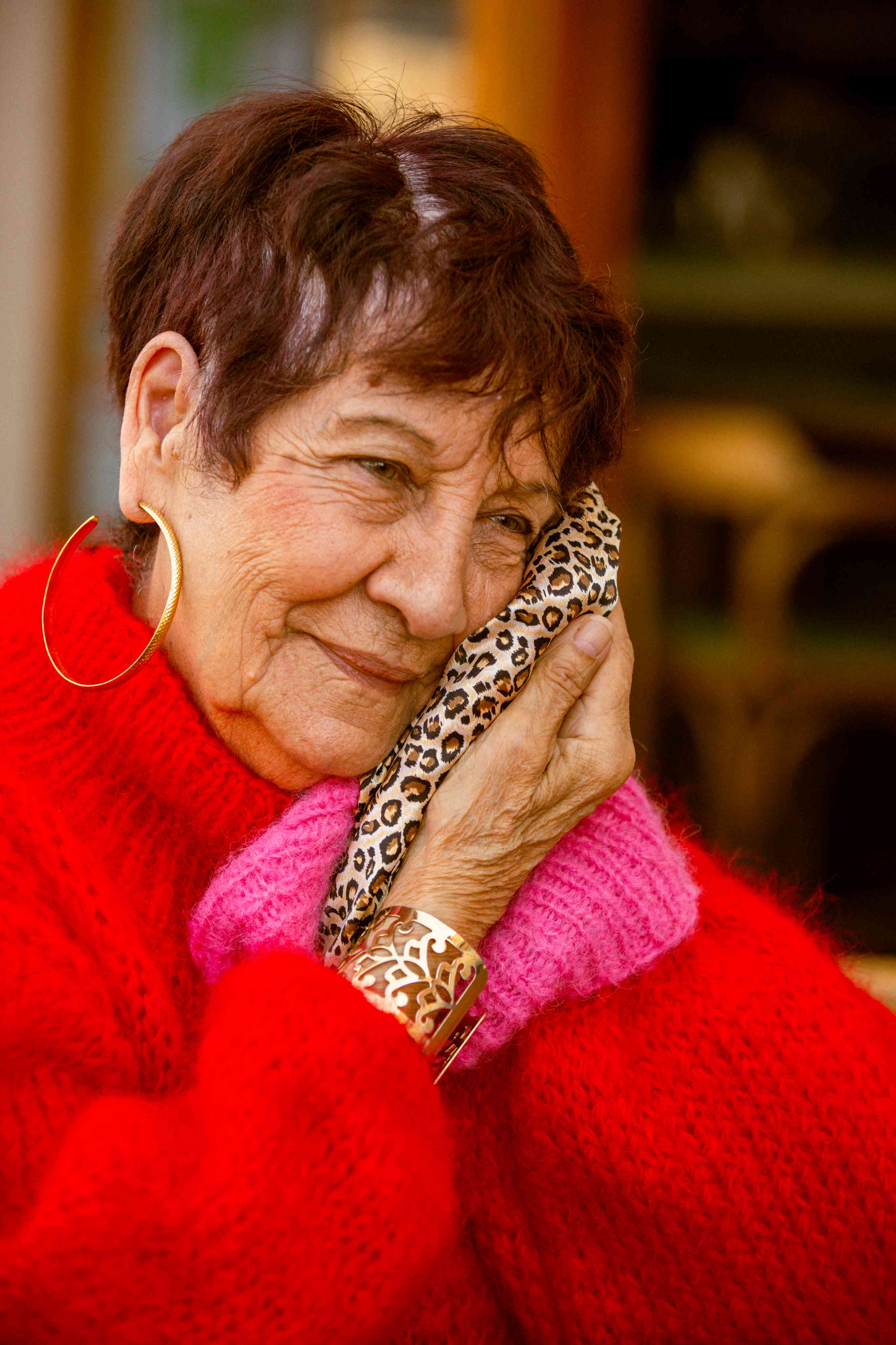 Bonnet alpaga et soie - Emily&