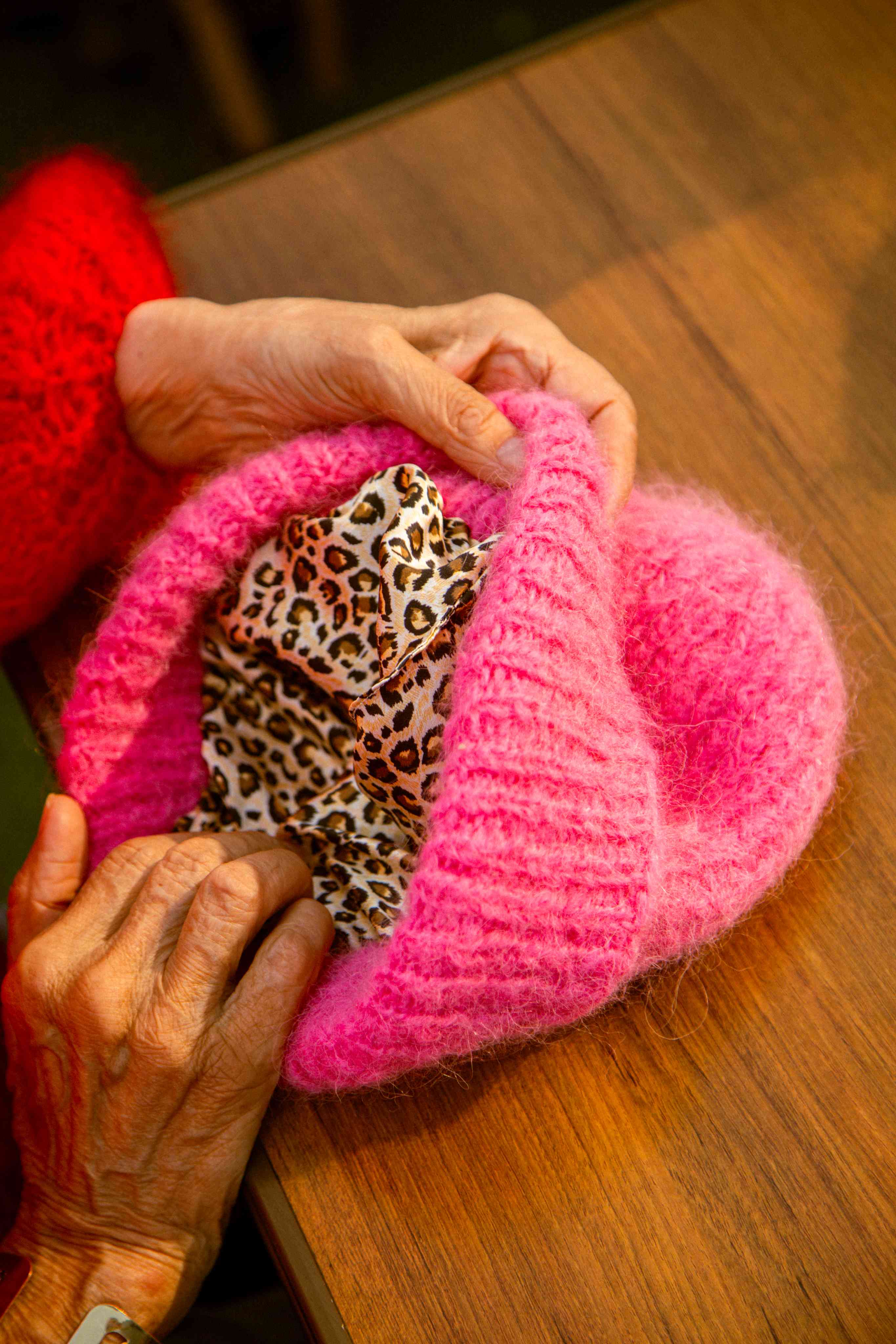 Bonnet alpaga et soie - Emily&