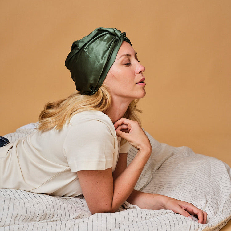 100% pure mulberry silk turban