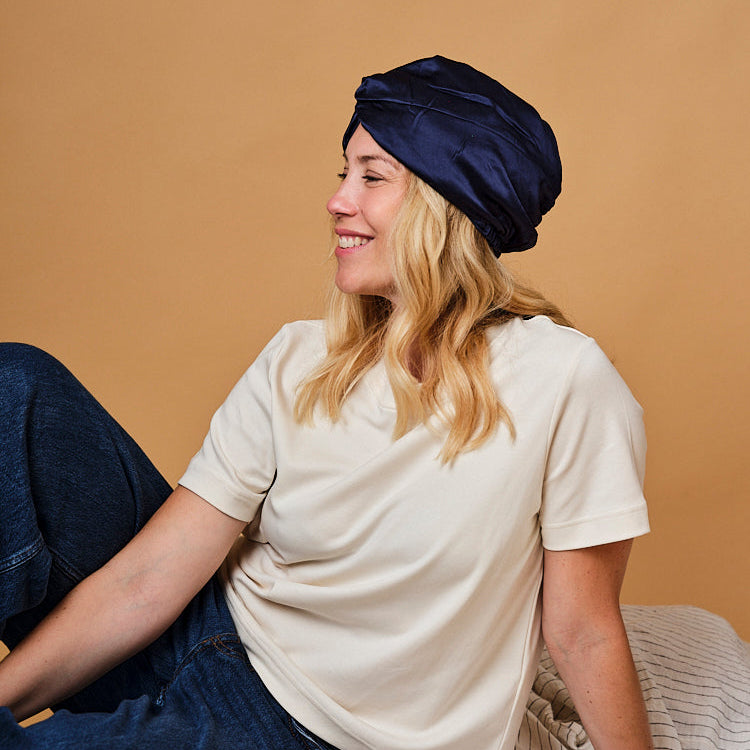 100% pure mulberry silk turban