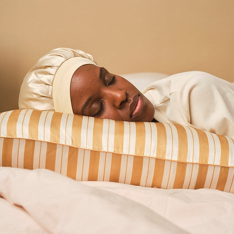 Pack cheveux - Taie en 100% soie et bonnet de nuit