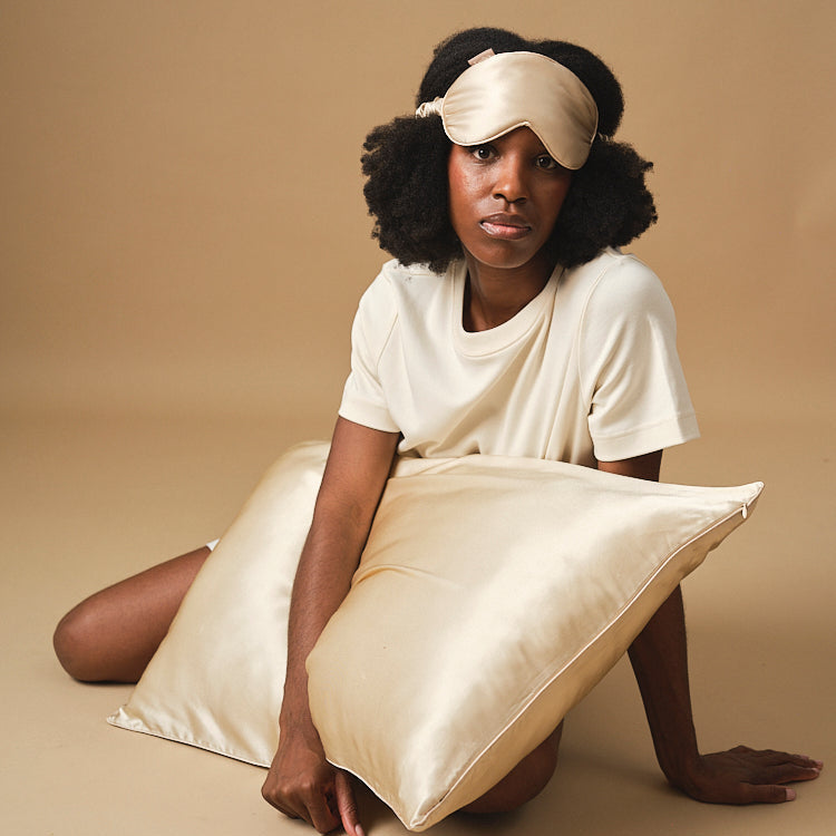 Pack découverte - Taie en 100% soie et masque de sommeil