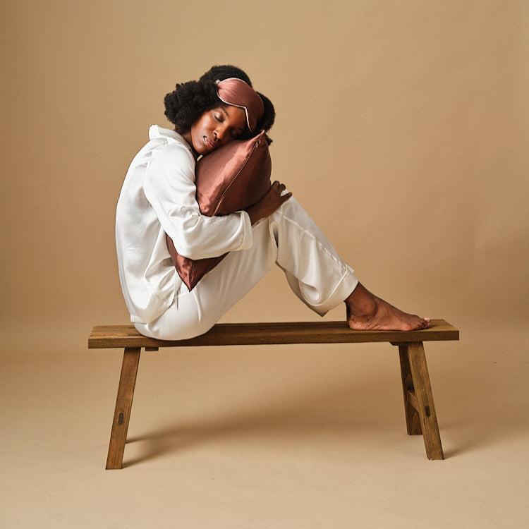 100% Pure Mulberry Silk Pillowcase - Mocha