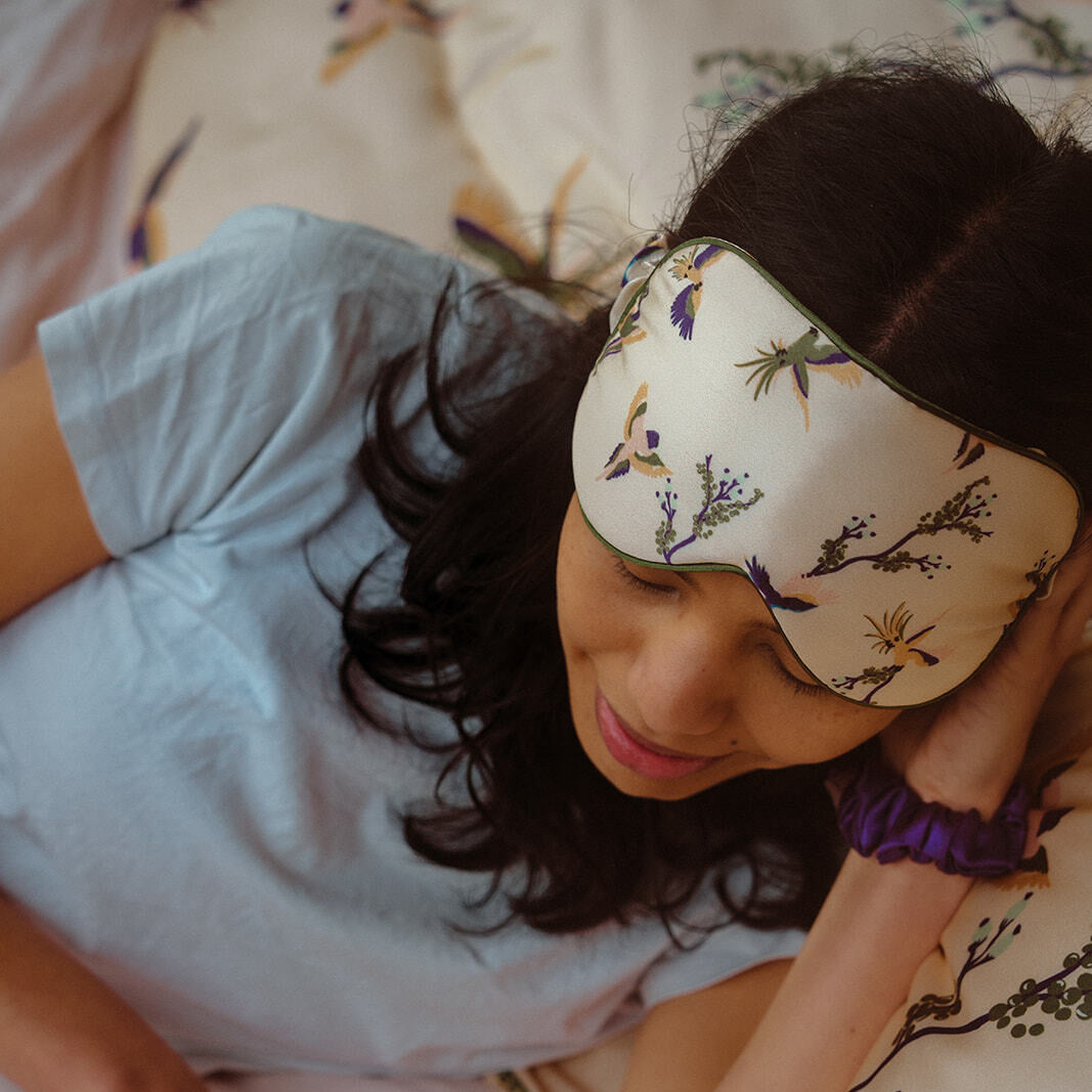 Pure silk sleep mask