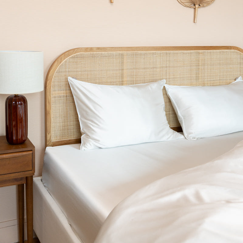 Drap housse 100% pure soie de mûrier