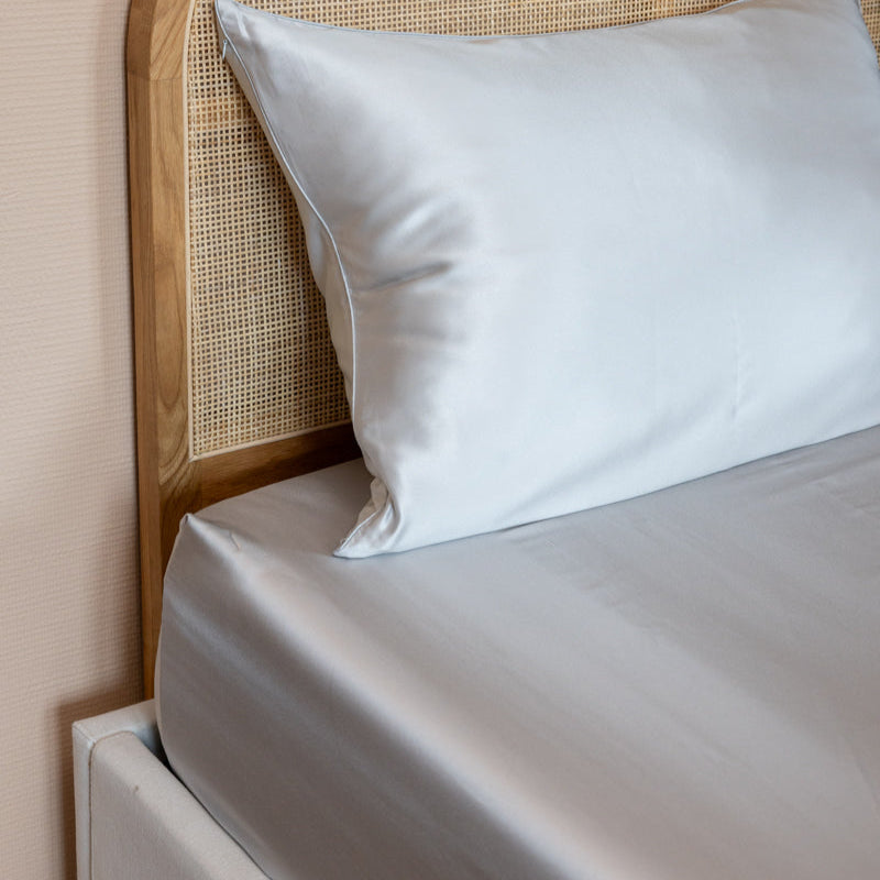 Drap housse 100% pure soie de mûrier