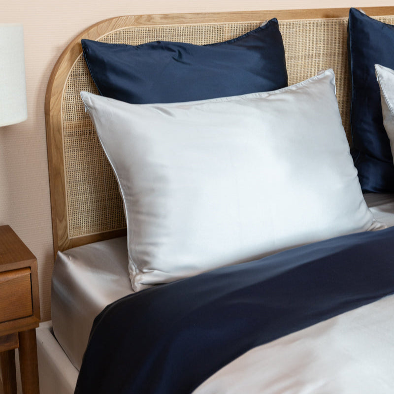 Drap housse 100% pure soie de mûrier