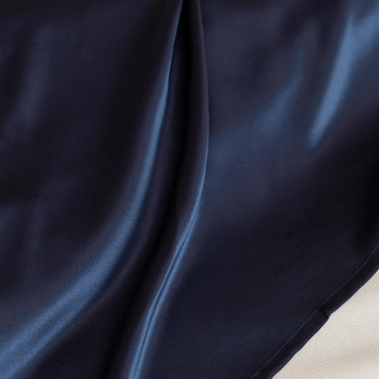 Drap plat 100% pure soie de mûrier