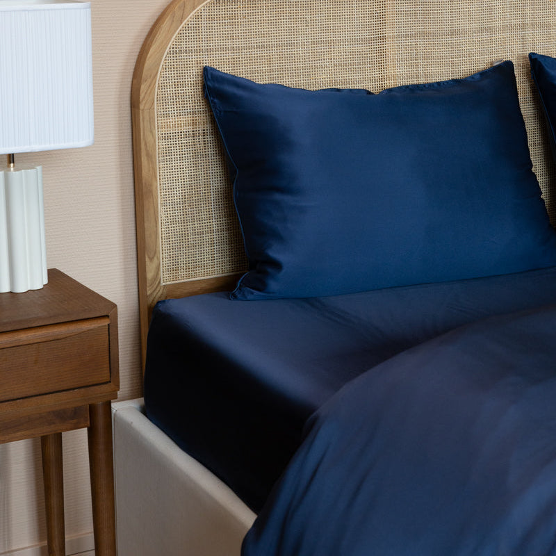Drap housse 100% pure soie de mûrier