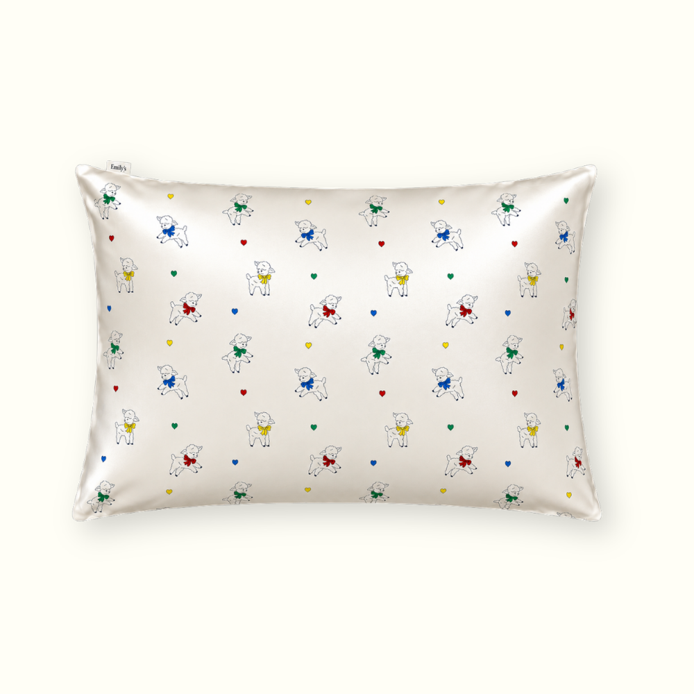 100% Pure Mulberry Silk Pillowcase - Retro Checks