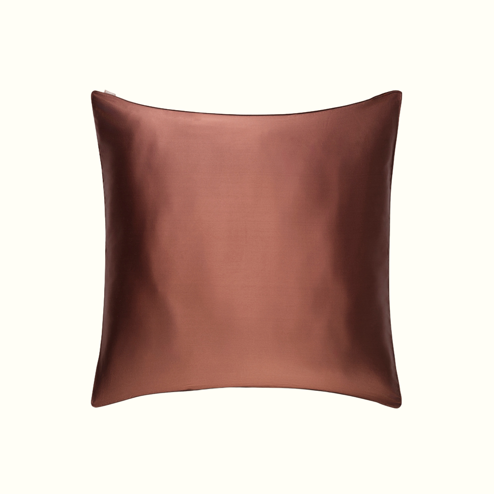 Funda de almohada de seda morera 100 % pura - Moca