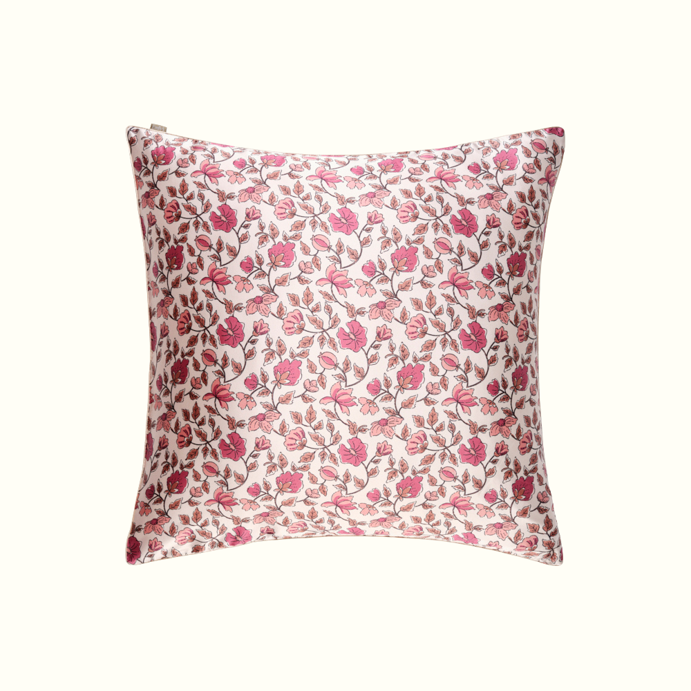 100% Pure Mulberry Silk Pillowcase - Floral