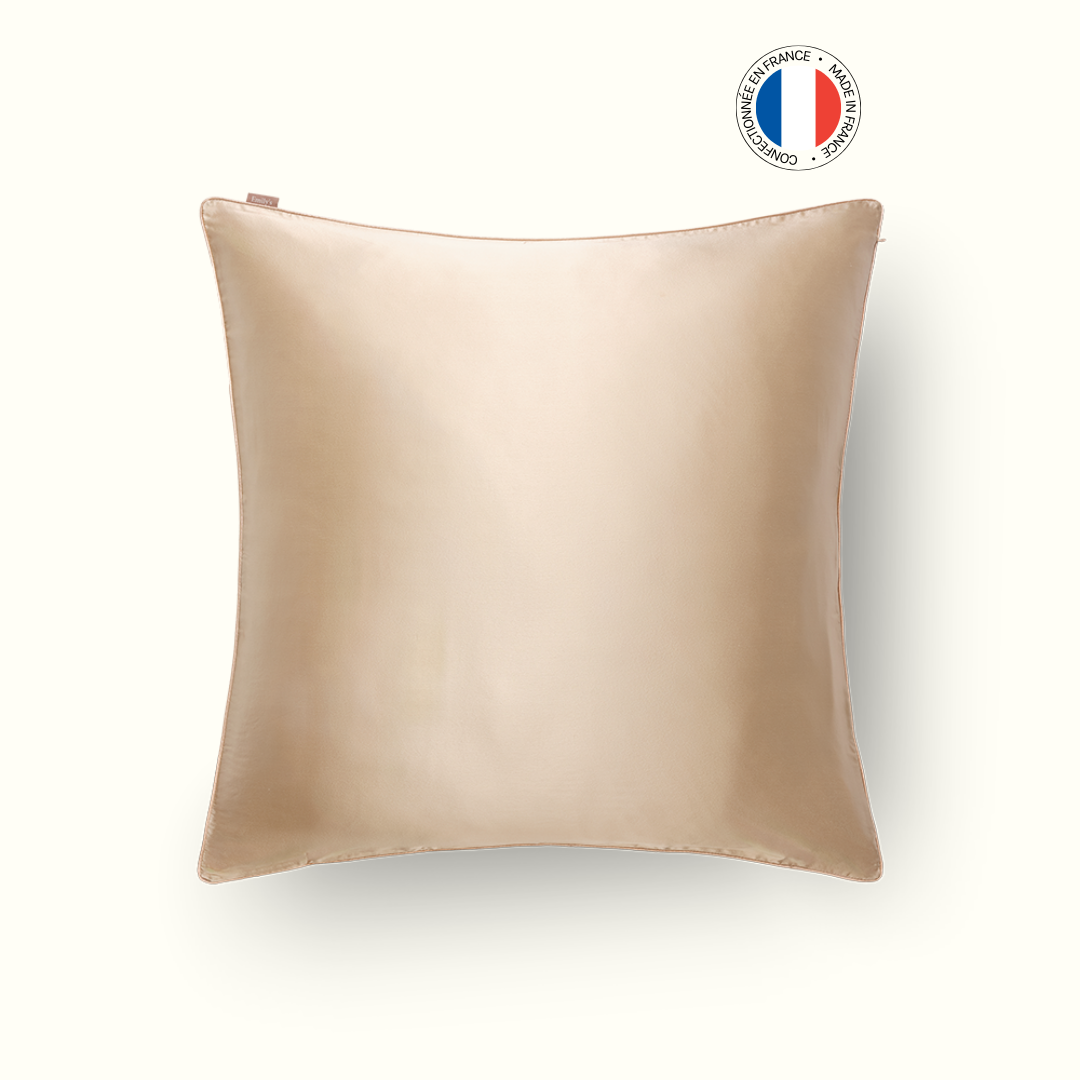 LUXURY pure silk pillowcase - Made in France