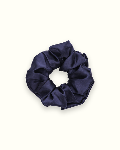 Chouchou 100% pure soie - Le gros - Bleu nuit