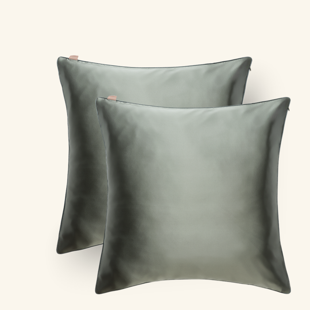 Pillowcase with embroidery made in France