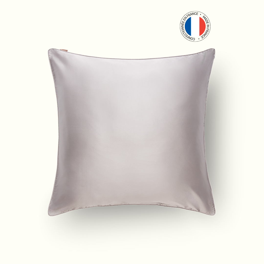 LUXURY pure silk pillowcase - Made in France