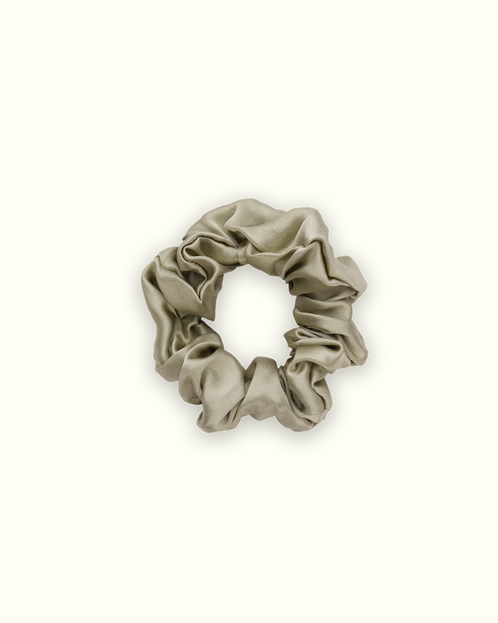 Chouchou 100% pure soie - Le moyen - Vert amande