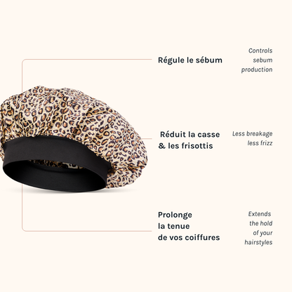 Bonnet de nuit pure soie