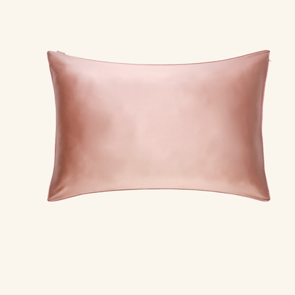 Pillowcase with embroidery made in France