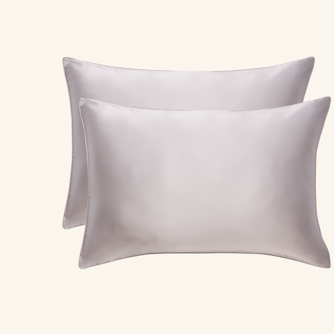 Pillowcase with embroidery made in France