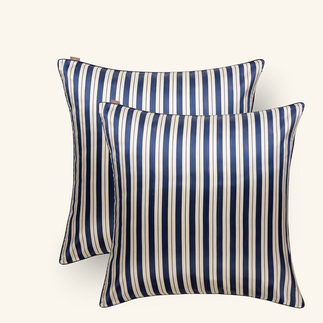 Pillowcase with embroidery made in France