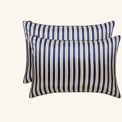 Pillowcase with embroidery made in France