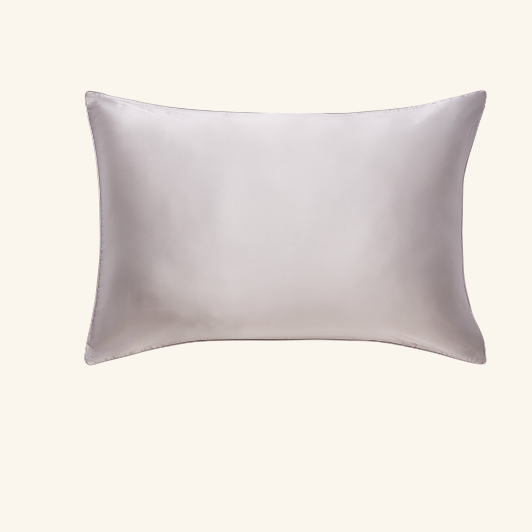 Pillowcase with embroidery made in France