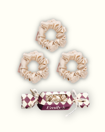 Scrunchies Crackers - Trio of M Chouchous - Champagne