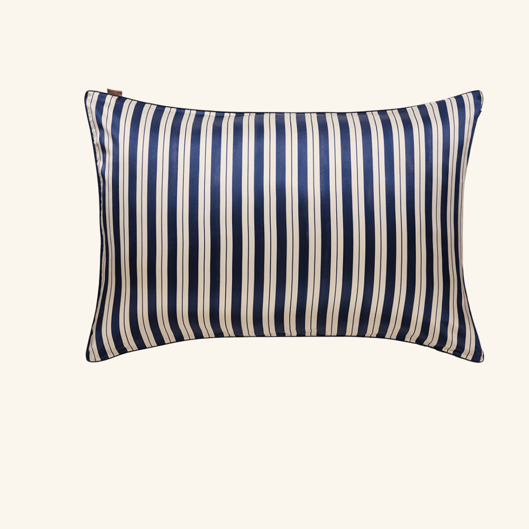 Pillowcase with embroidery made in France