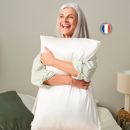 LUXURY pure silk pillowcase - Made in France