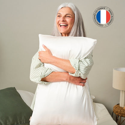 LUXURY pure silk pillowcase - Made in France