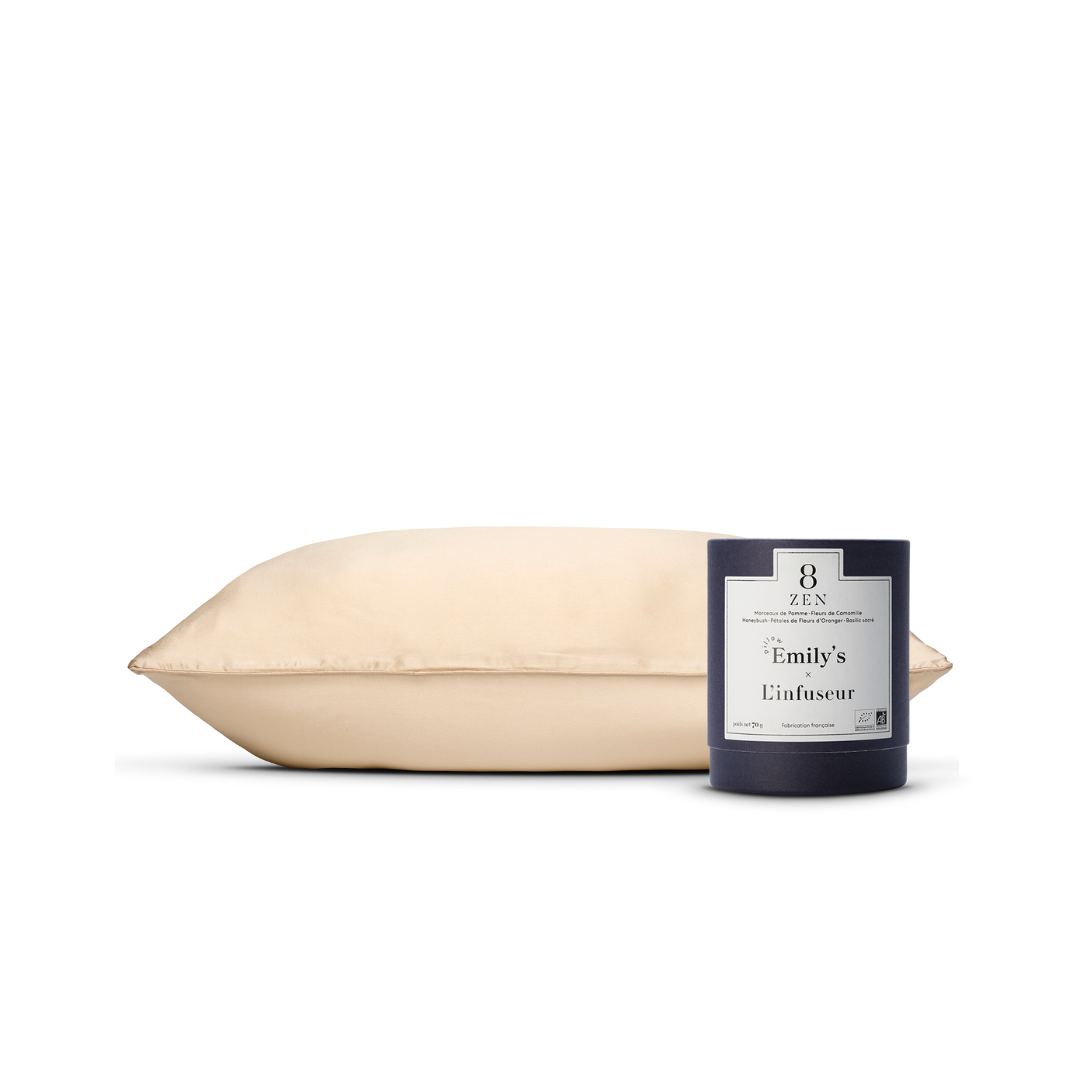 Pack night routine - Taie en soie, infusion zen bio